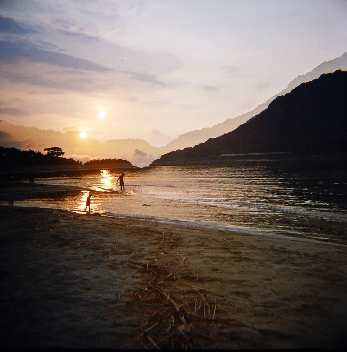 beachatsunsetdoubleexposure