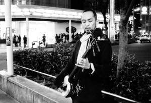 shamisen-busker