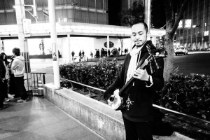 shamisen-busker