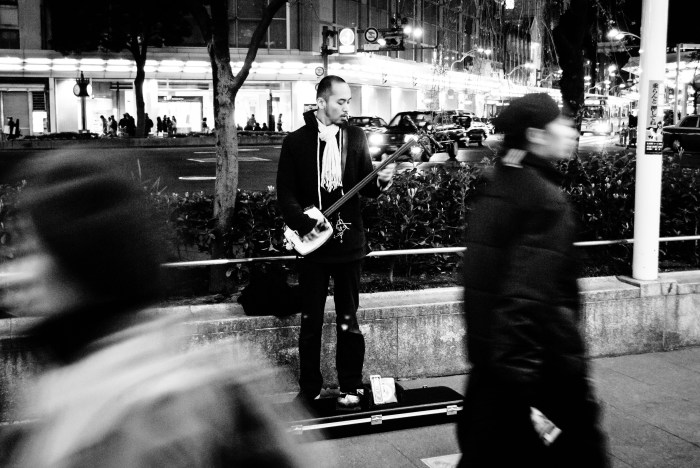 shamisen-busking