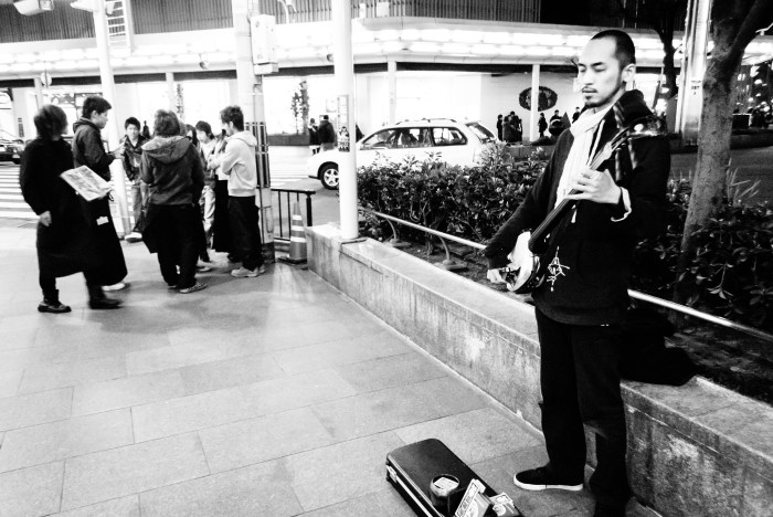 shamisen-busking